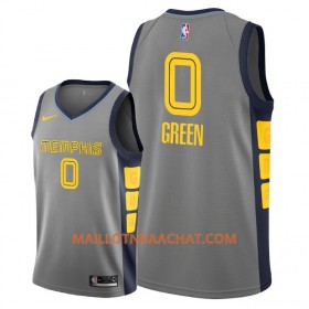 Maillot NBA Memphis Grizzlies JaMychal Green 0 2018-19 Nike City Edition Gris Swingman - Homme